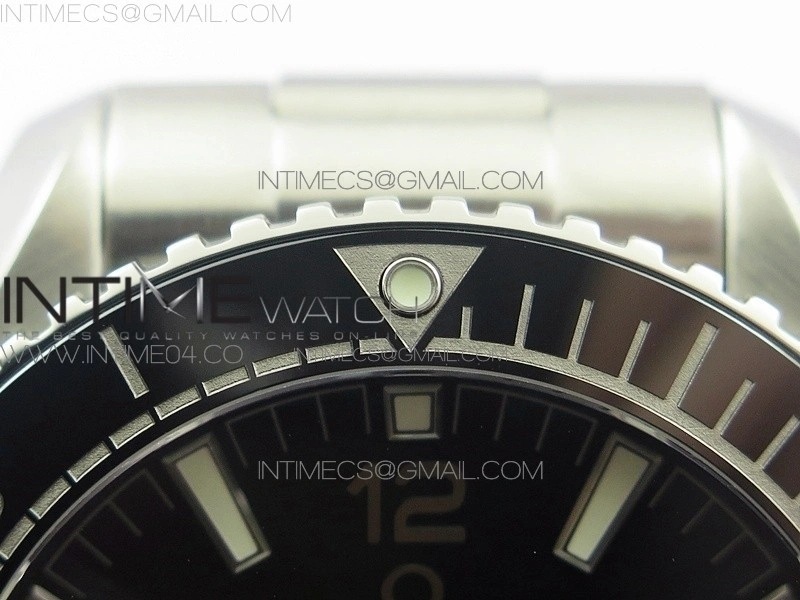 Planet Ocean 43.5mm SS VSF 1:1 Best Edition Black Ceramic Bezel and Dial on SS Bracelet A8900 Super Clone
